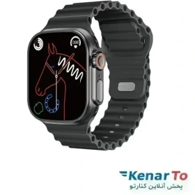 ساعت هوشمند پرووان مدل PWS14 با بدنه رویی زینک و بند سیلیکونی